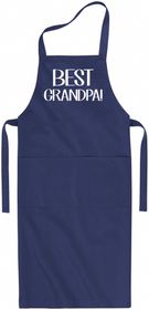 Qtees Africa Best Grandpa Navy apron | Shop Today. Get it Tomorrow